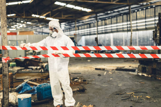 Professional Drug Lab Cleanup technician working in Milford, IN